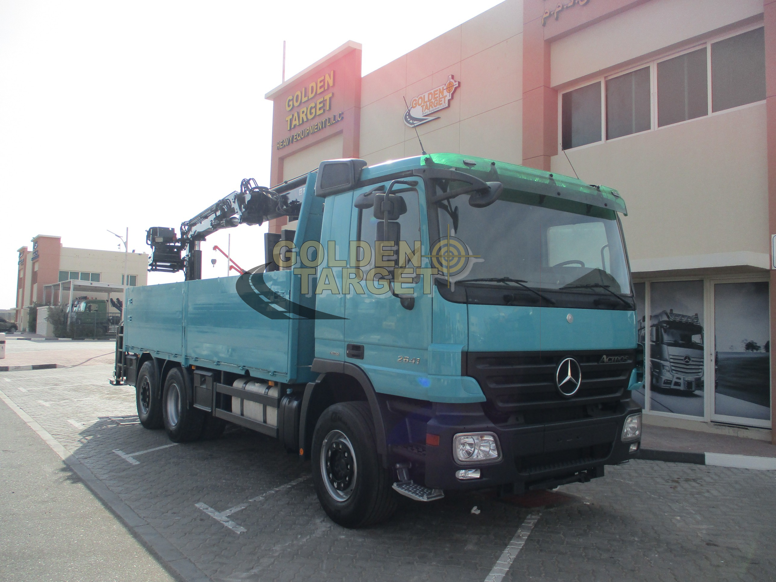 MERCEDES ACTROS 2641 6×2 ATLAS 165.2 Block Crane 2009