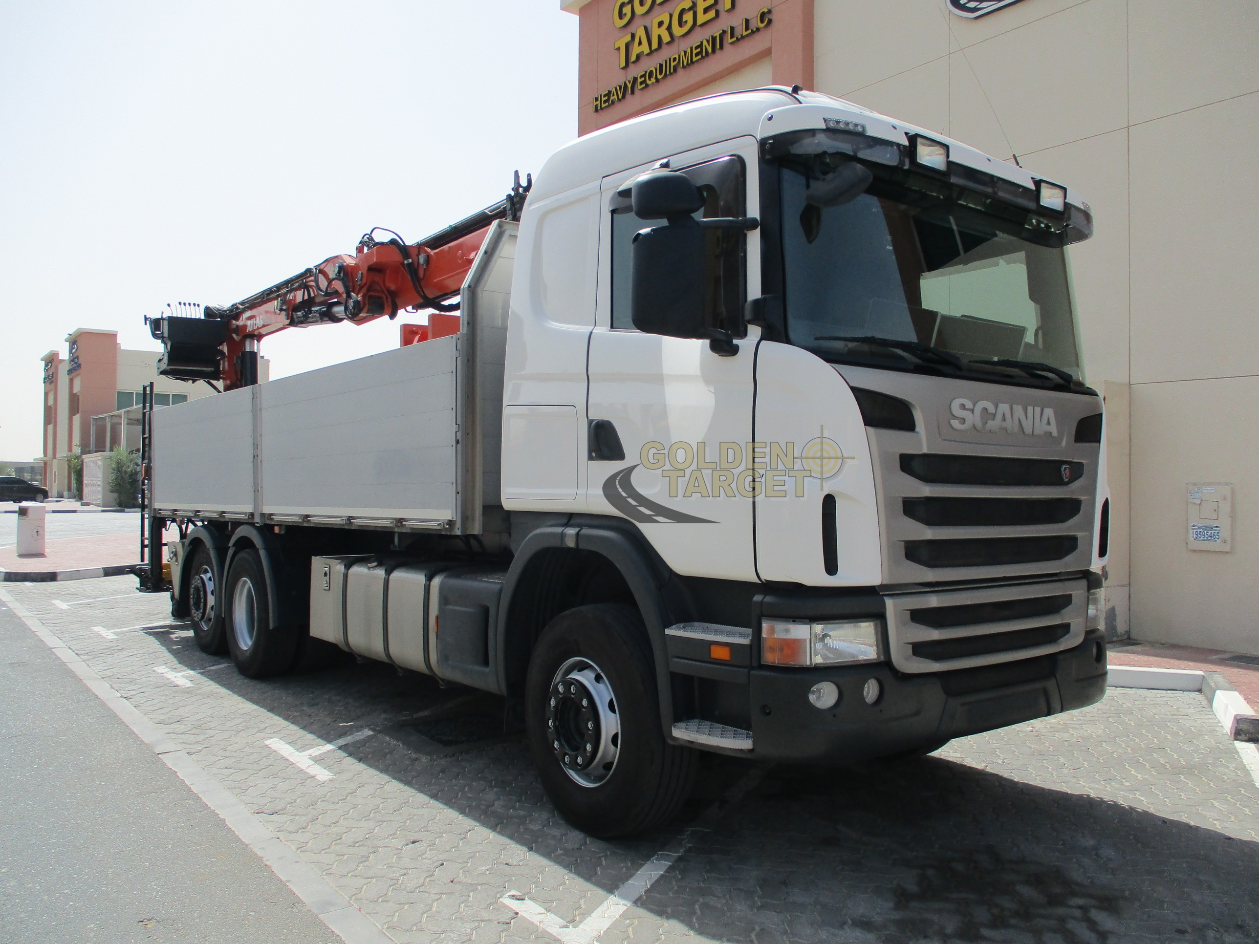 SCANIA G480 6x2 ATLAS 210.2 Block Crane 2012